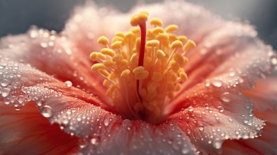 Ai Flower Stamen Detail Macro