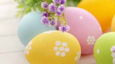 Easter Eggs Flowers Decoration