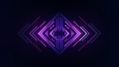 Purple Aesthetic Cyberpunk Abstract HD Wallpaper