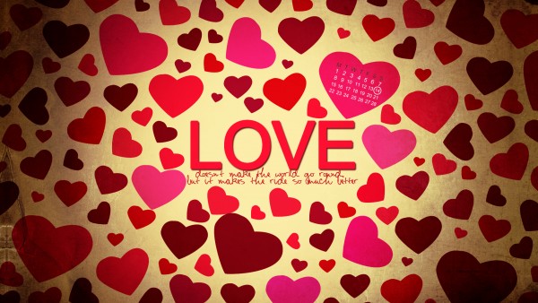 Countless Love Hearts Wallpaper