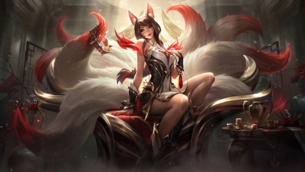 Ahri League Of Legends Risen Legend Wallpaper