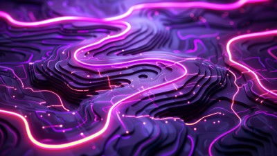 Abstract Layers Wave Light HD Wallpaper