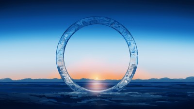 Artistic Circle Structure Sunlight HD Wallpaper