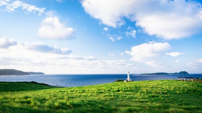 Nature Landscape Grass Field Lighthouse HD Wallpaper