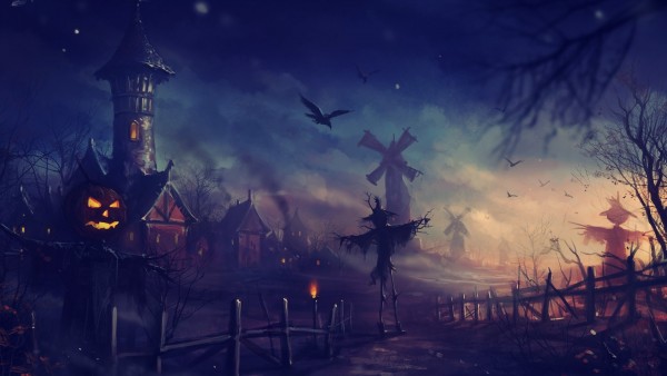 Halloween Dark Horror Night Pumpkin Wallpaper