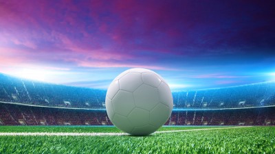 Stadium White Football Ball HD Wallpaper