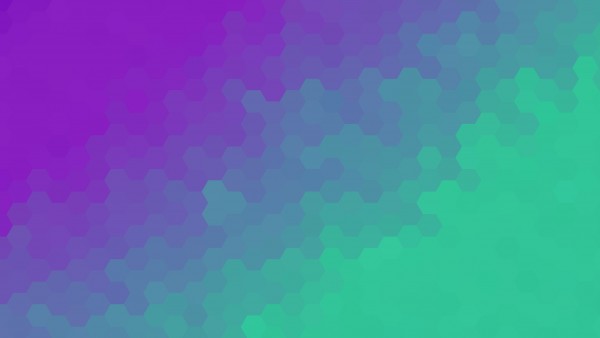 Abstract Hexagon Blue Green Background Wallpaper