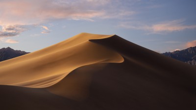 Desert Dunes Morning MacOS Mojave