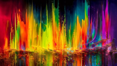 Colorful Abstract Paint Motion