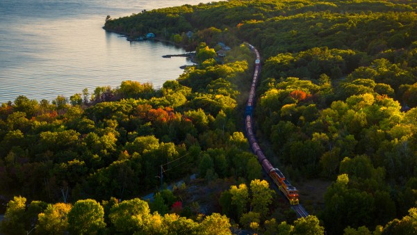 Ontario Canada Landscape Railway Wallpaper