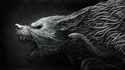 Werewolf Snake Dark Fantasy