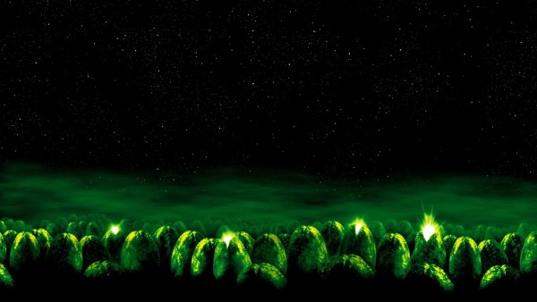 Green Xenomorph Alien Eggs Wallpaper