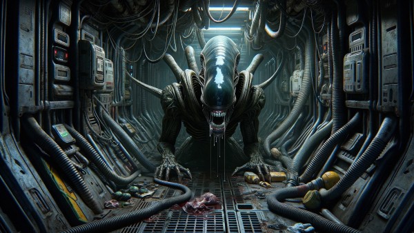 Alien Romulus Xenomorph Concept Art Wallpaper
