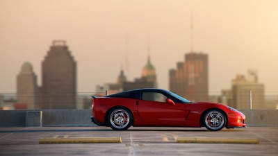 Chevrolet Z06 Red Supercar HD Wallpaper