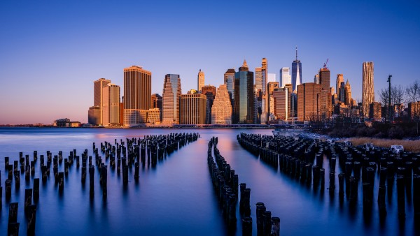 New York Brooklyn Manhattan Skyscrapers Wallpaper