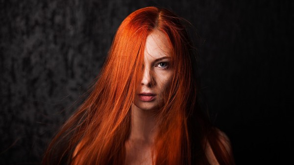 Redhead Portrait Women Face Look Wallpaper