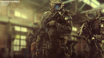 Sci Fi UN Robot Soldiers HD Wallpaper