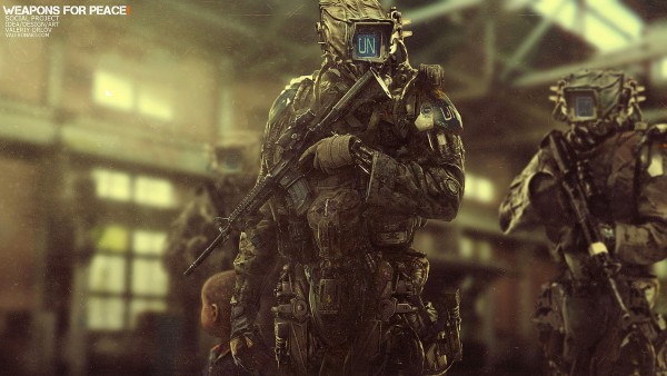 Sci Fi UN Robot Soldiers Wallpaper