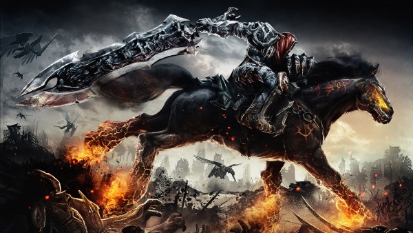Darksiders Fire Horse Rider Wallpaper