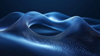 Blue Light Abstract Waves HD Wallpaper