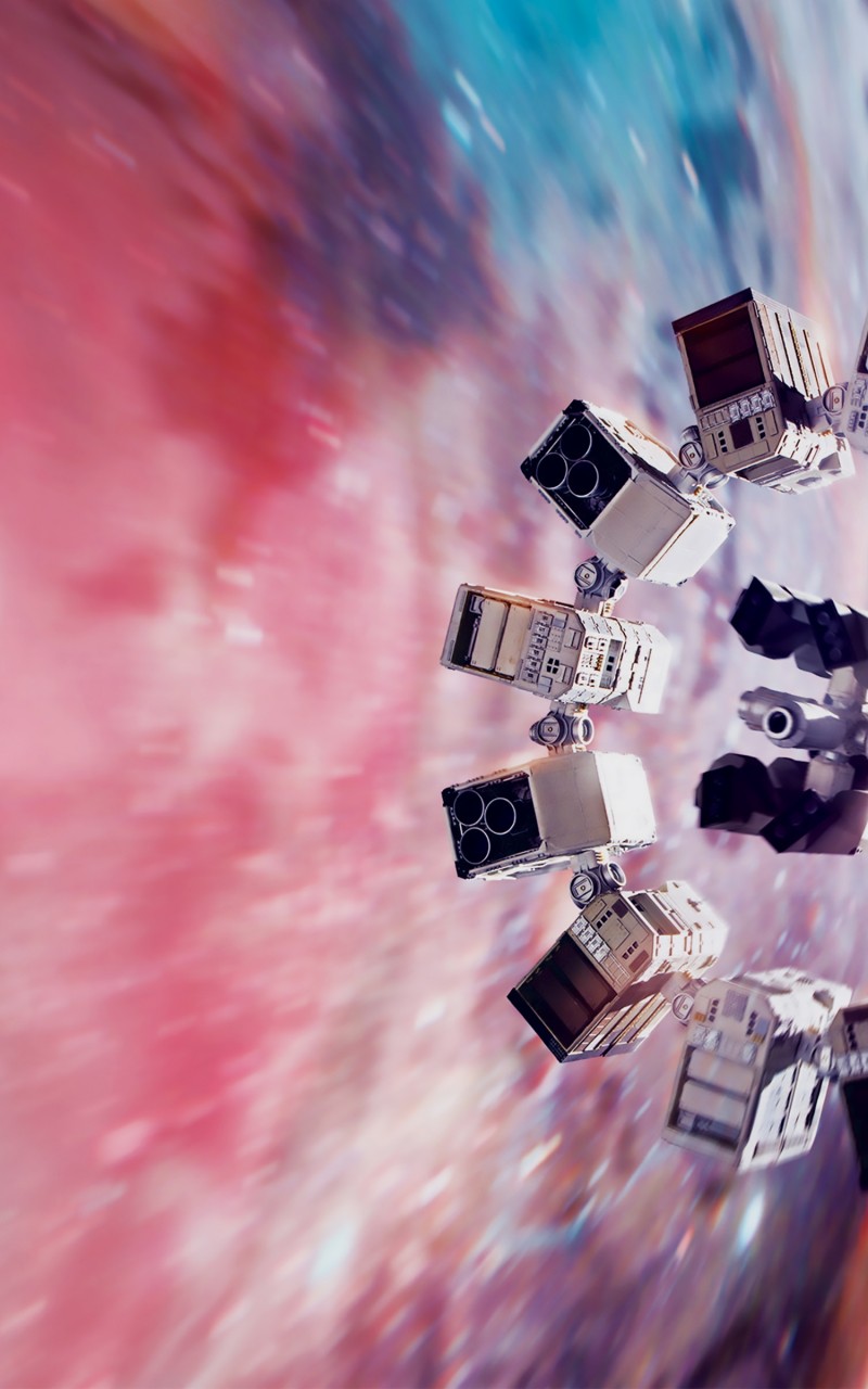 Download Interstellar Endurance Spaceship Wallpaper in 800x1280 Resolution