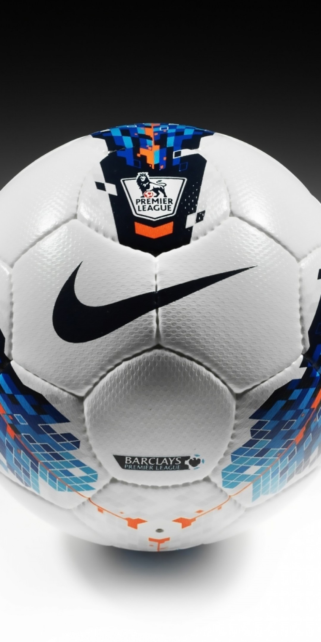 Download Nike Premier League Soccer Ball Wallpaper in 1080x2160 Resolution