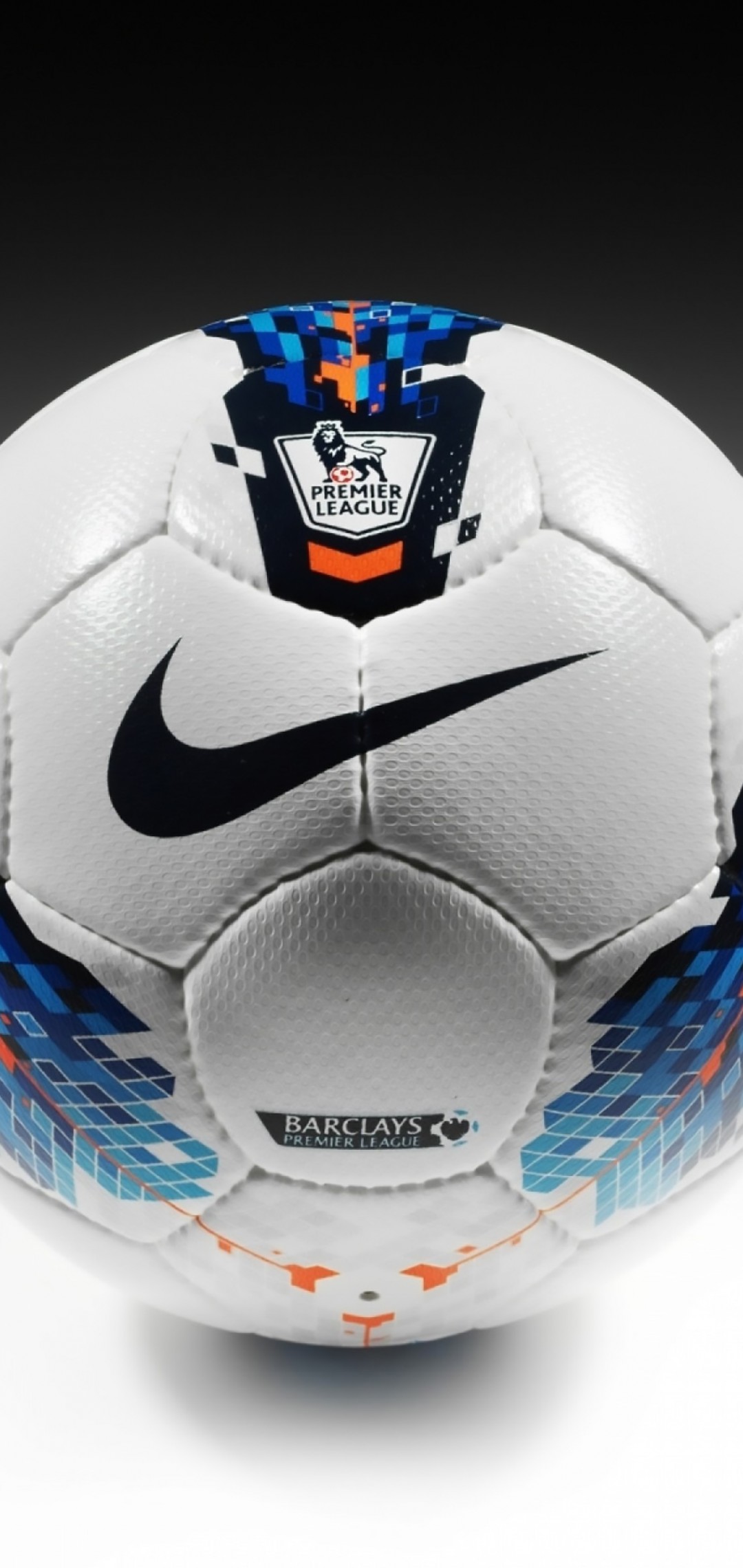 Download Nike Premier League Soccer Ball Wallpaper in 1080x2280 Resolution