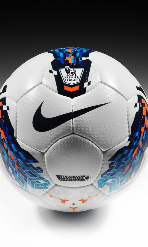 Download Nike Premier League Soccer Ball Wallpaper in 480x800 Resolution