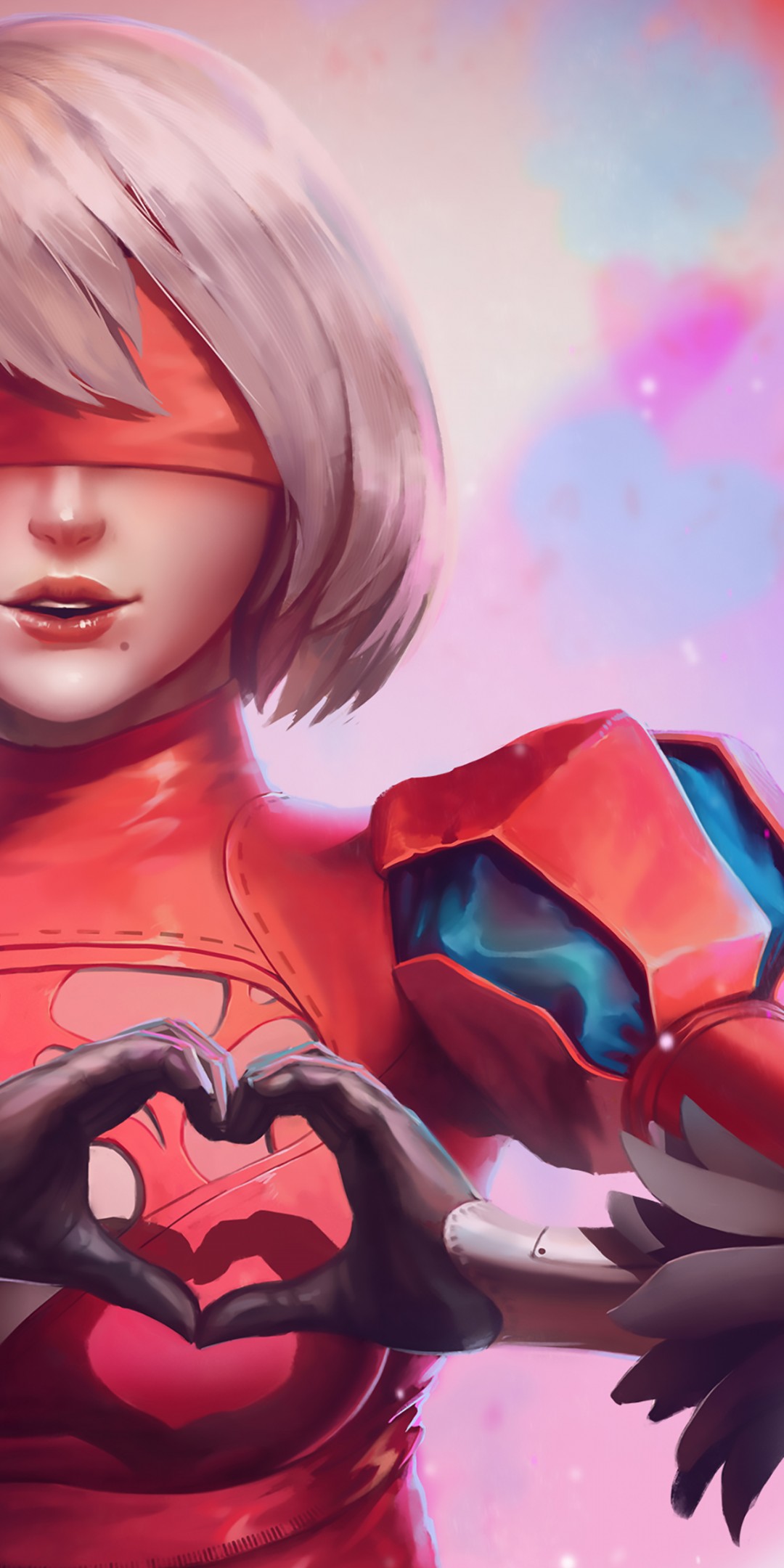 Download Nier Automata Video Game Art Wallpaper in 1080x2160 Resolution