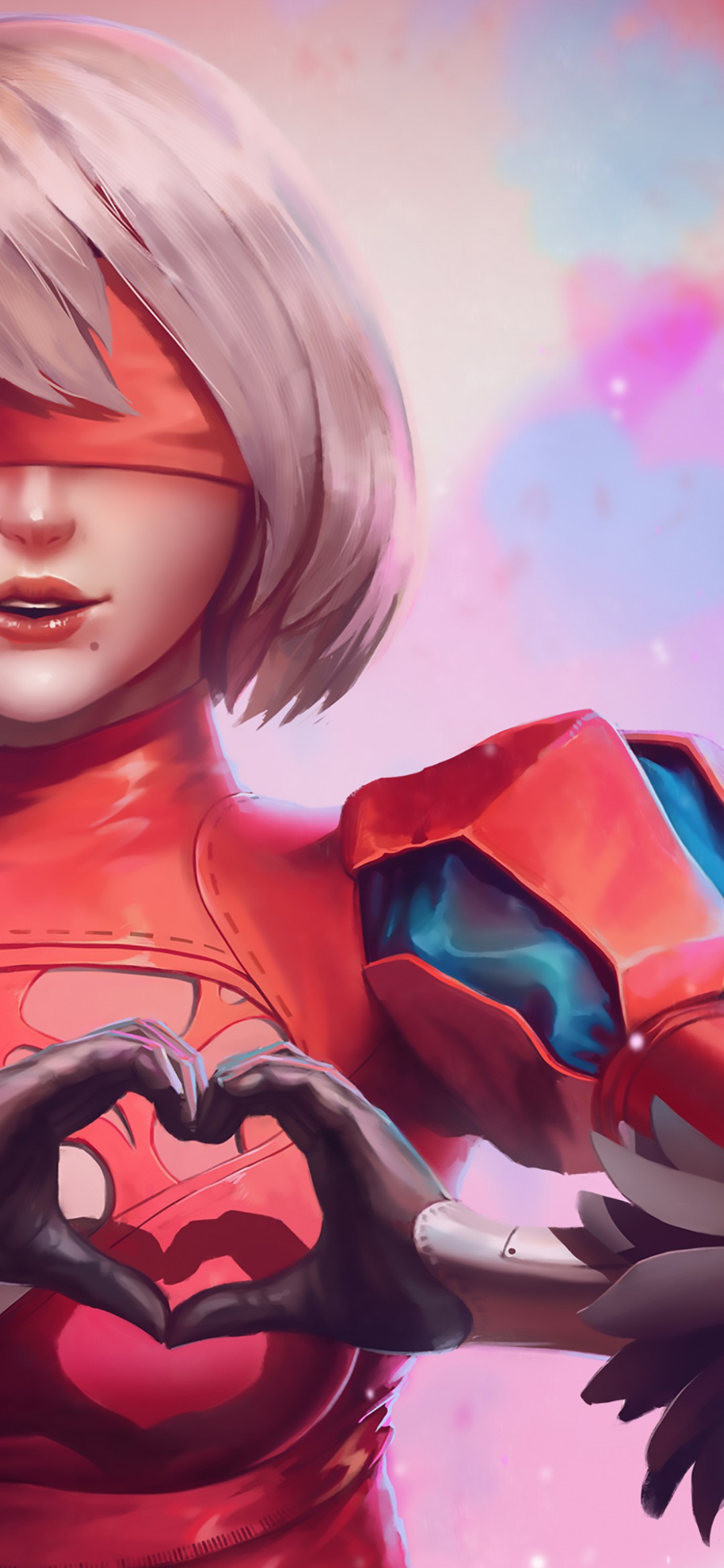 Download Nier Automata Video Game Art Wallpaper in 1080x2340 Resolution