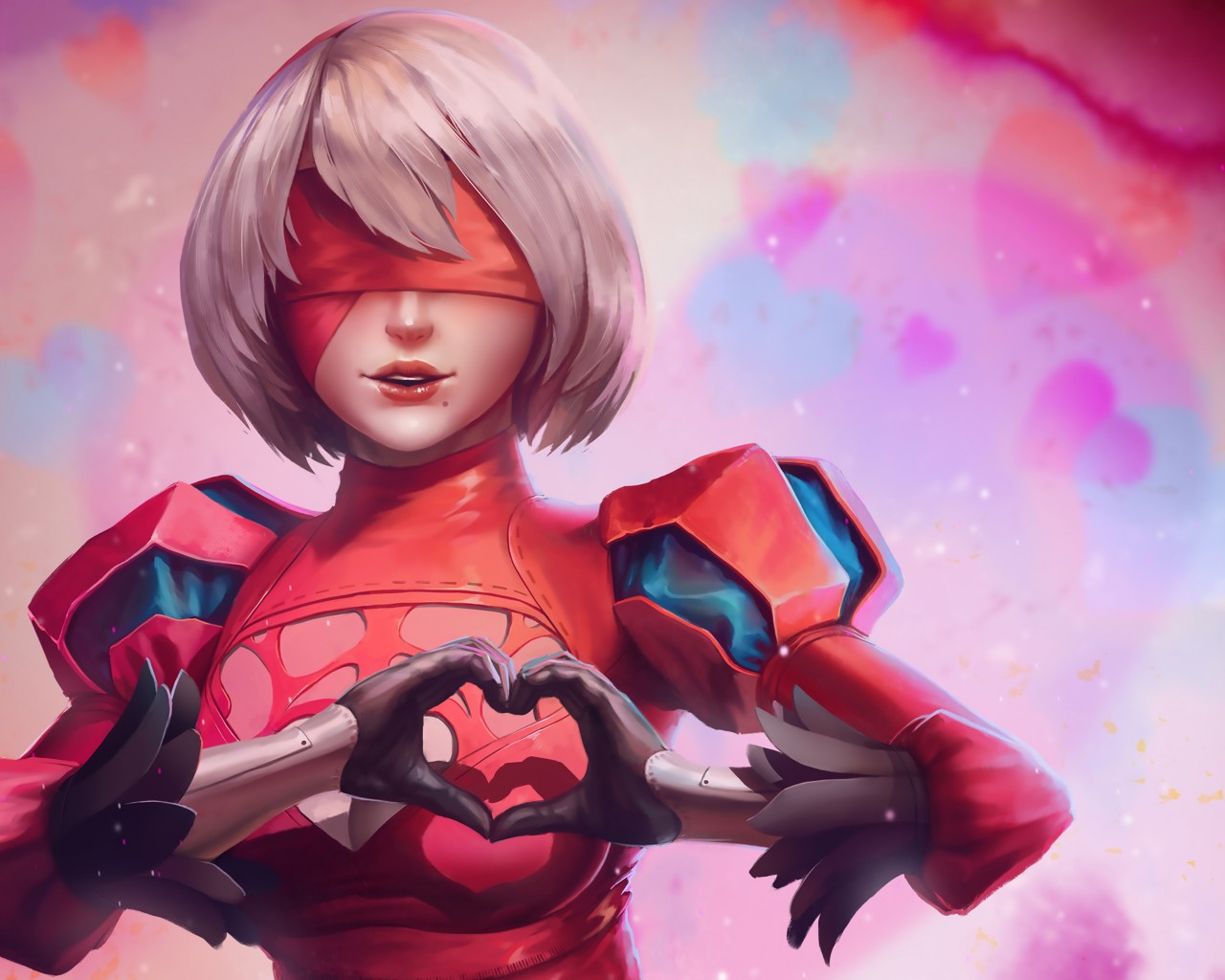 Download Nier Automata Video Game Art Wallpaper in 1280x1024 Resolution