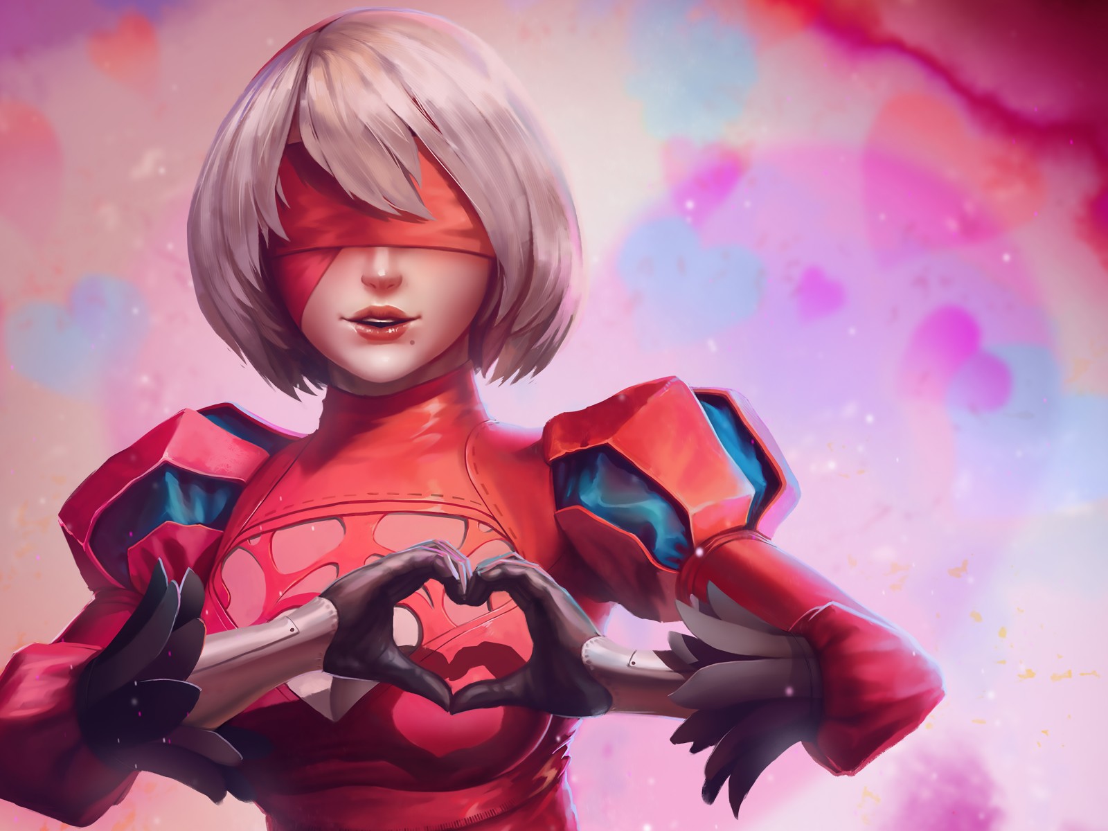 Download Nier Automata Video Game Art Wallpaper in 1600x1200 Resolution