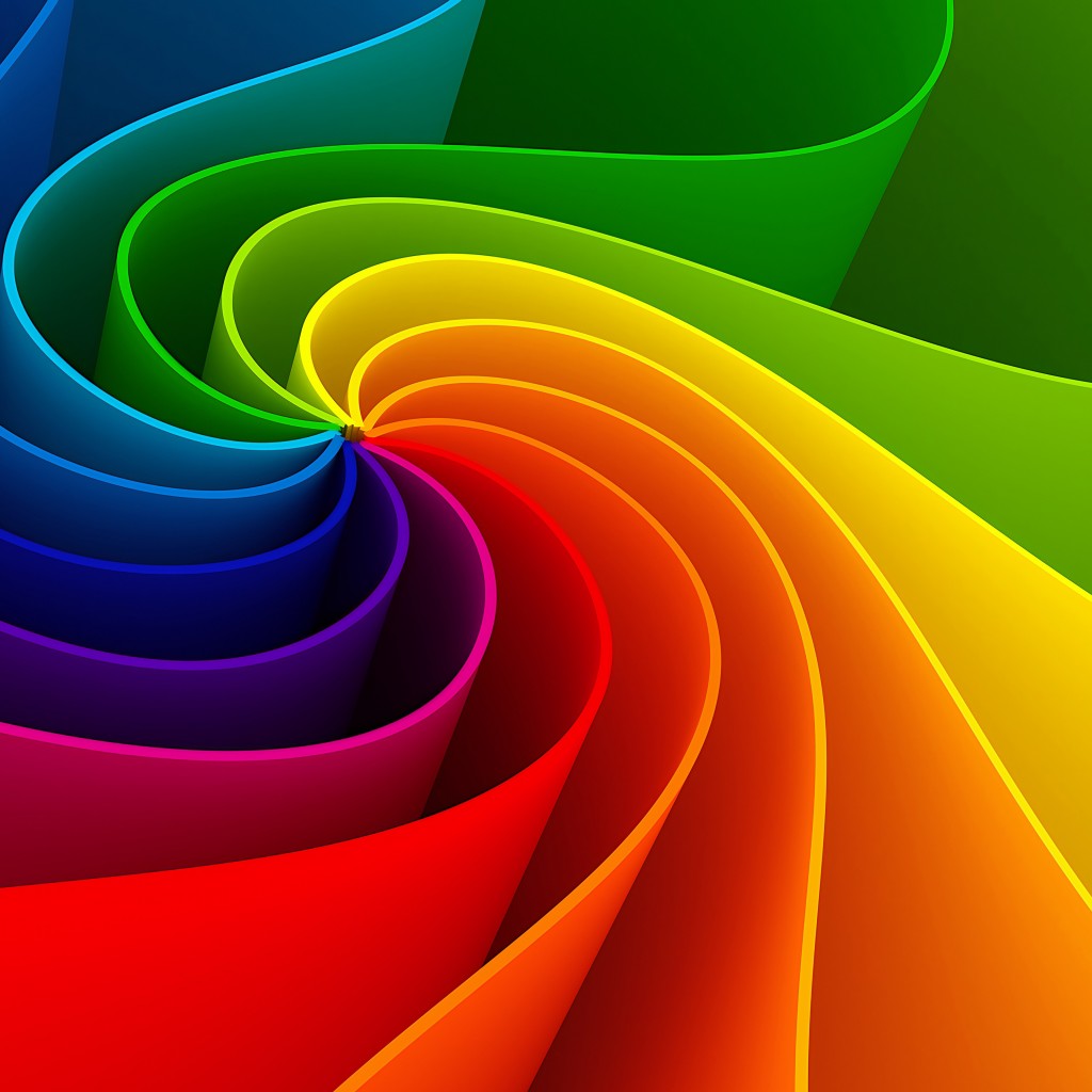 Download Colorful Swirl Abstract Wallpaper in 1024x1024 Resolution