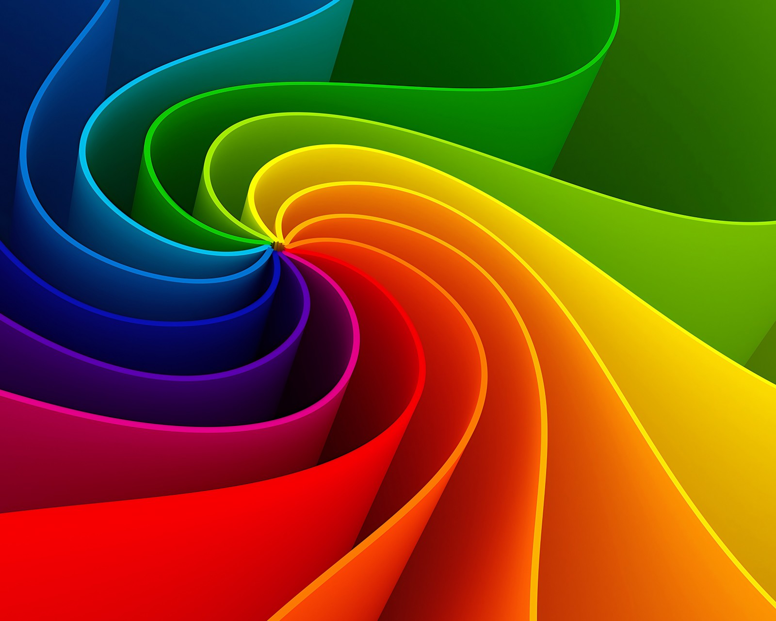Download Colorful Swirl Abstract Wallpaper in 1600x1280 Resolution