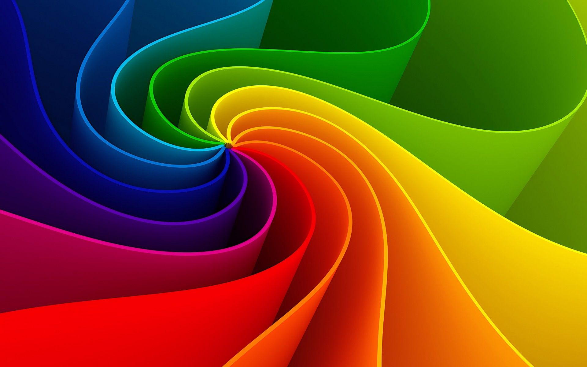 Download Colorful Swirl Abstract Wallpaper in 1920x1200 Resolution