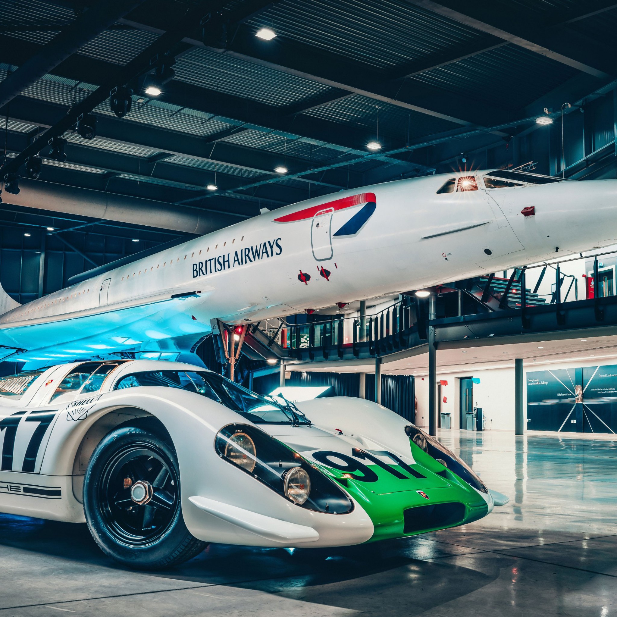 Download Porsche 917 Concorde Wallpaper in 2048x2048 Resolution