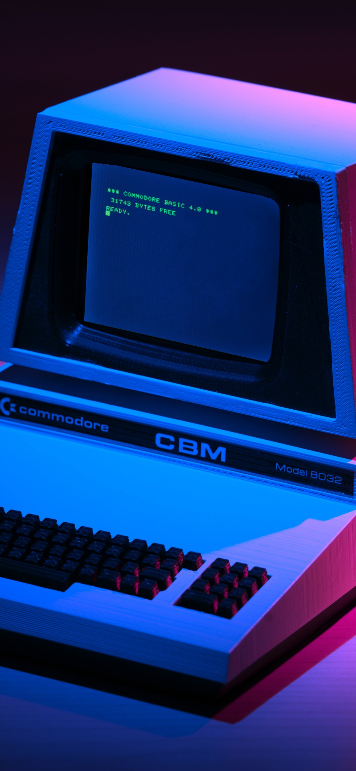 Download Retro Pc Commodore Pet Mini Wallpaper in 1242x2688 Resolution