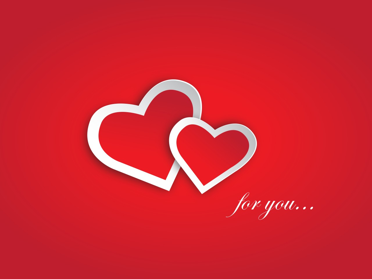 Download Hearts Red White Design Wallpaper in 1280x960 Resolution