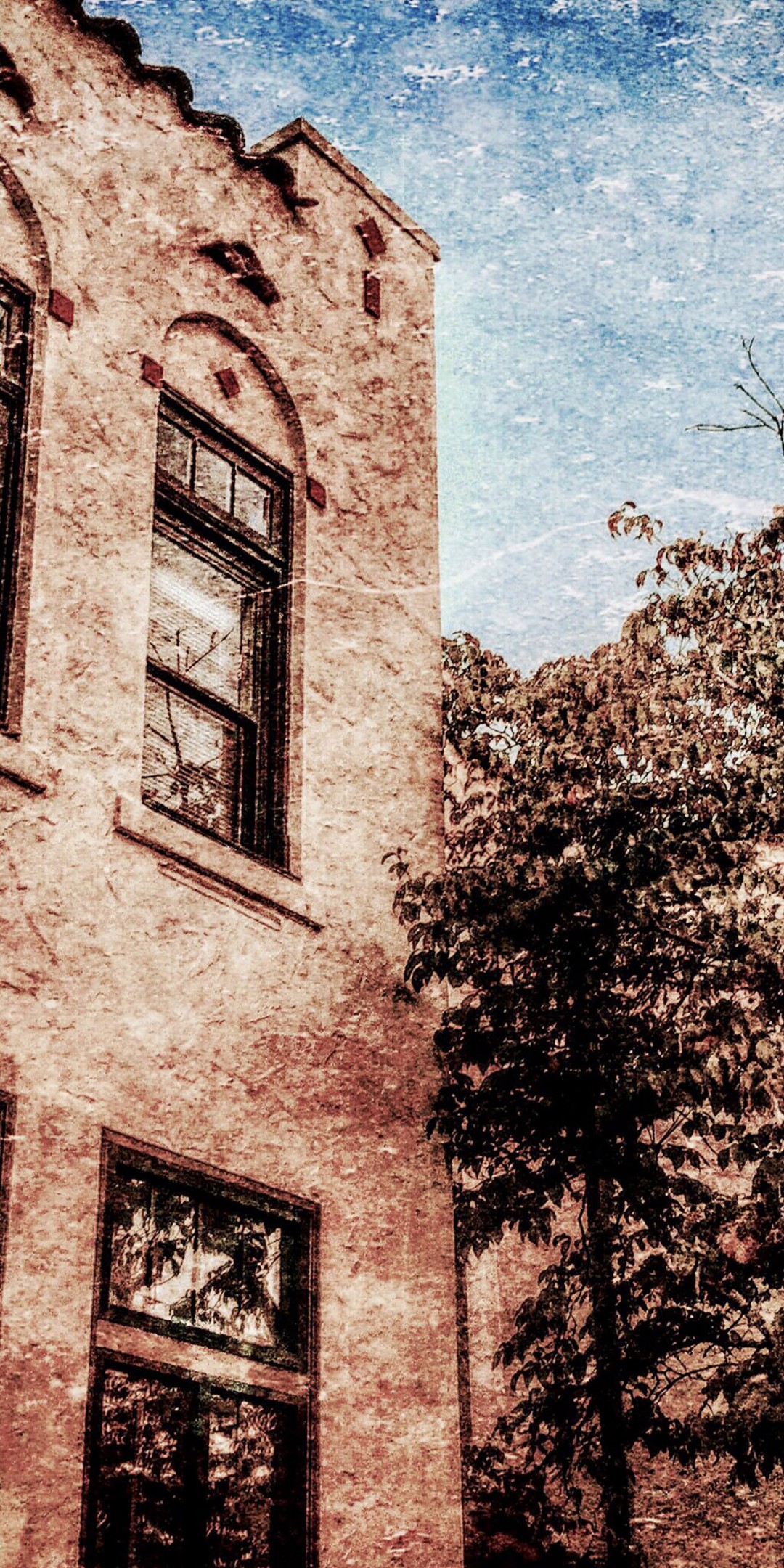 Download Vintage Time Clock Scene Wallpaper in 1080x2160 Resolution