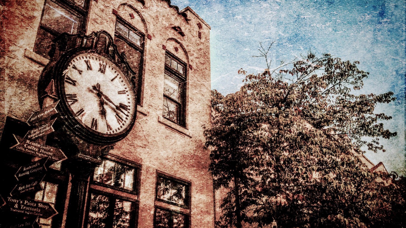 Download Vintage Time Clock Scene Wallpaper in 1366x768 Resolution