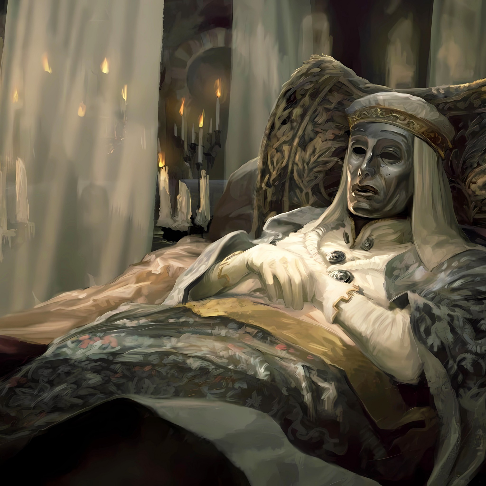 Download King Baldwin IV Art Wallpaper in 2048x2048 Resolution