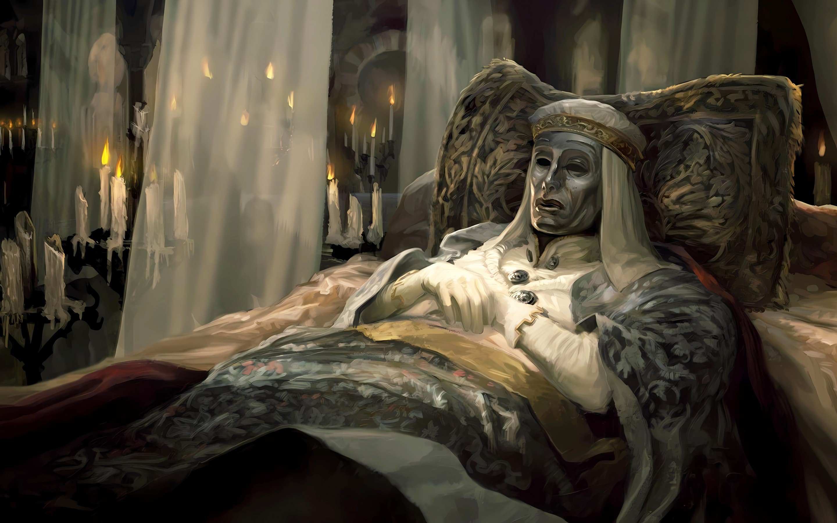 Download King Baldwin IV Art Wallpaper in 2880x1800 Resolution