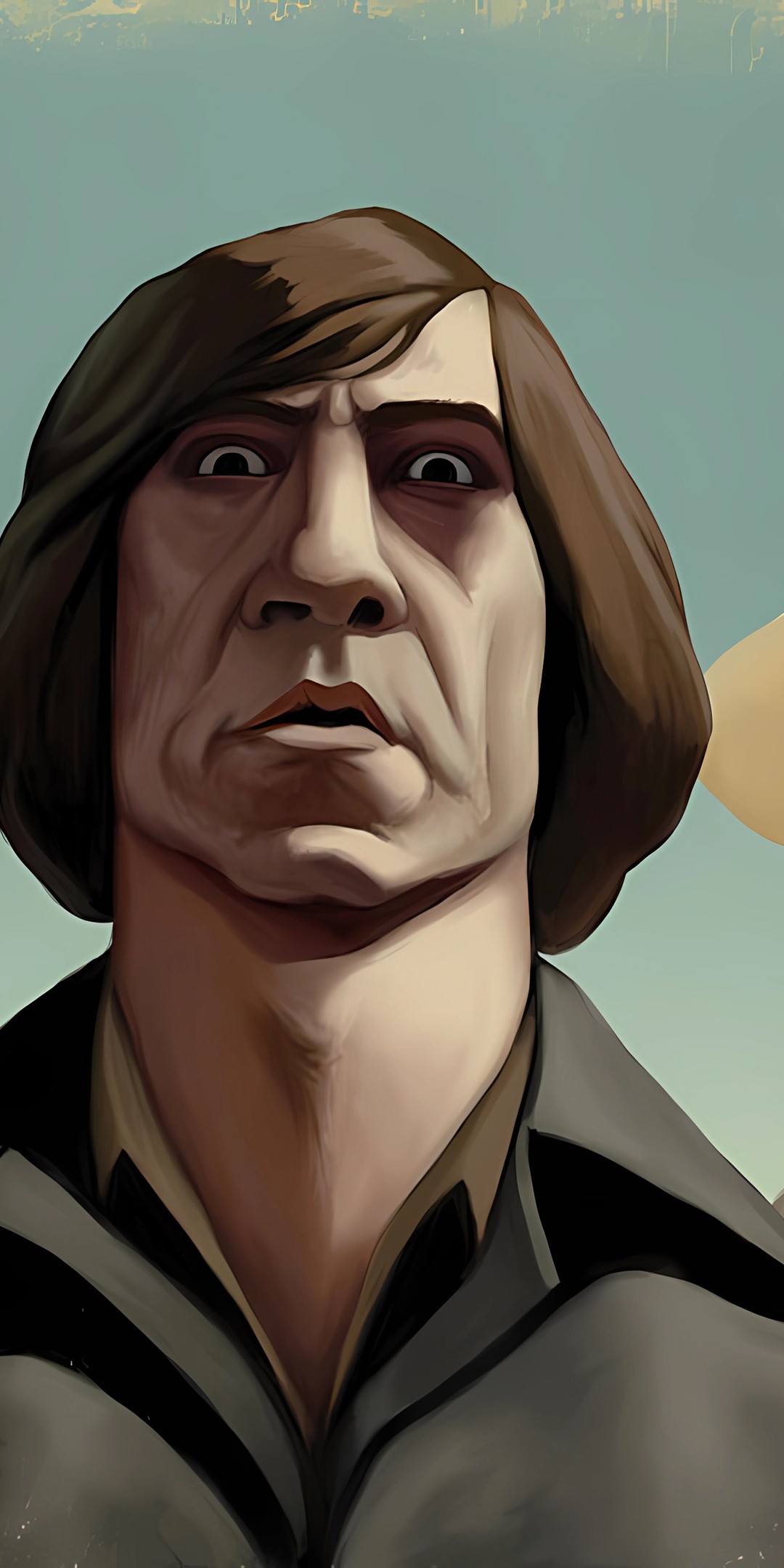 Download No Country for Old Men Art Wallpaper in 1080x2160 Resolution