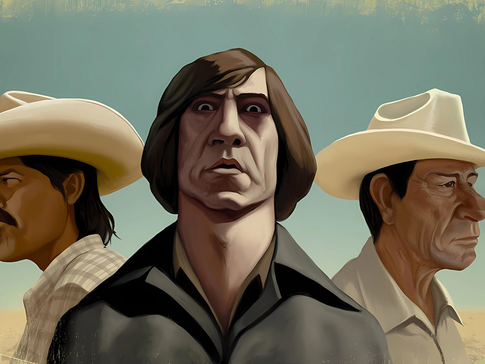 Download No Country for Old Men Art Wallpaper in 1600x1200 Resolution