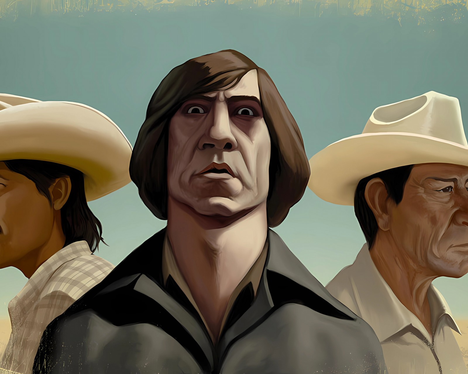 Download No Country for Old Men Art Wallpaper in 1600x1280 Resolution