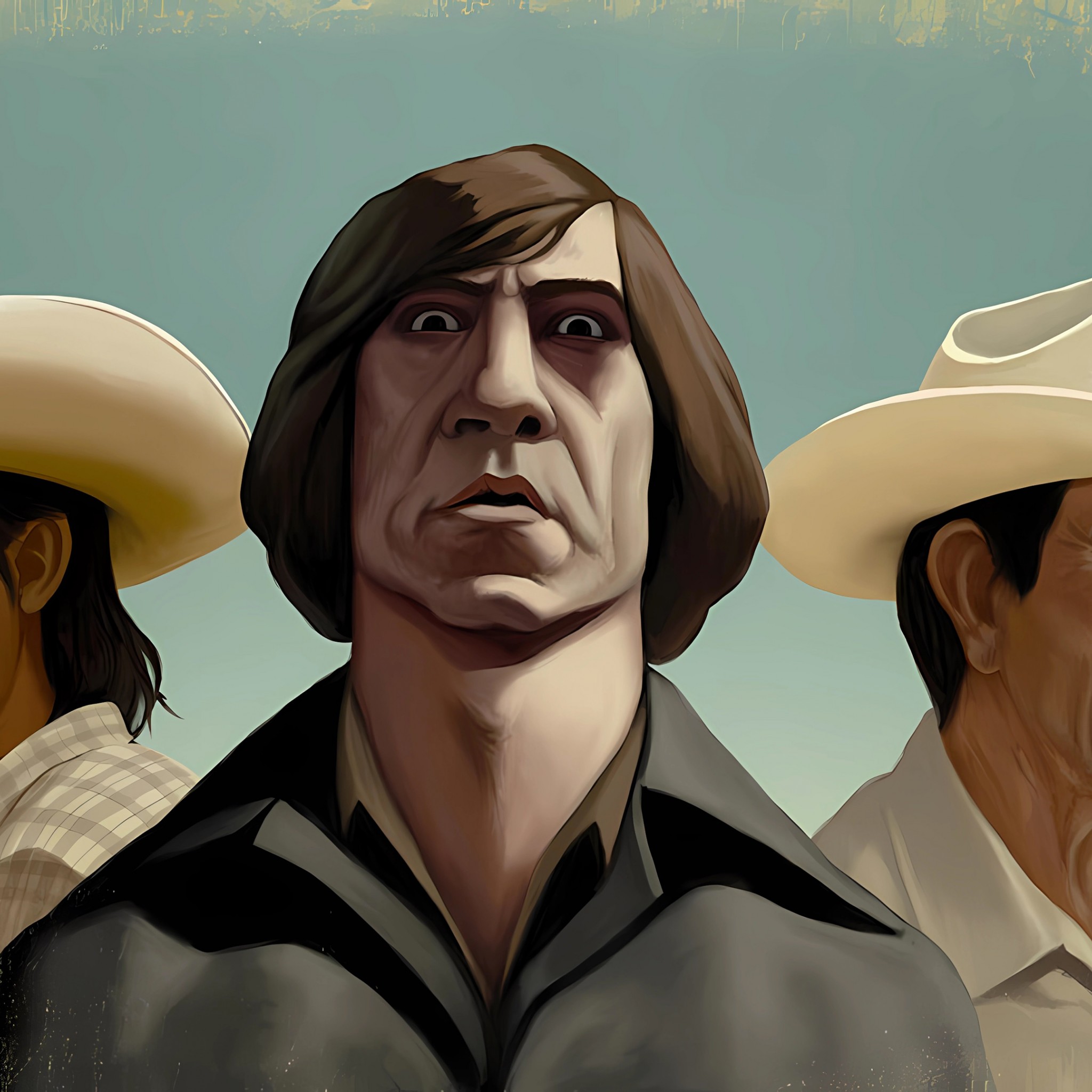 Download No Country for Old Men Art Wallpaper in 2048x2048 Resolution