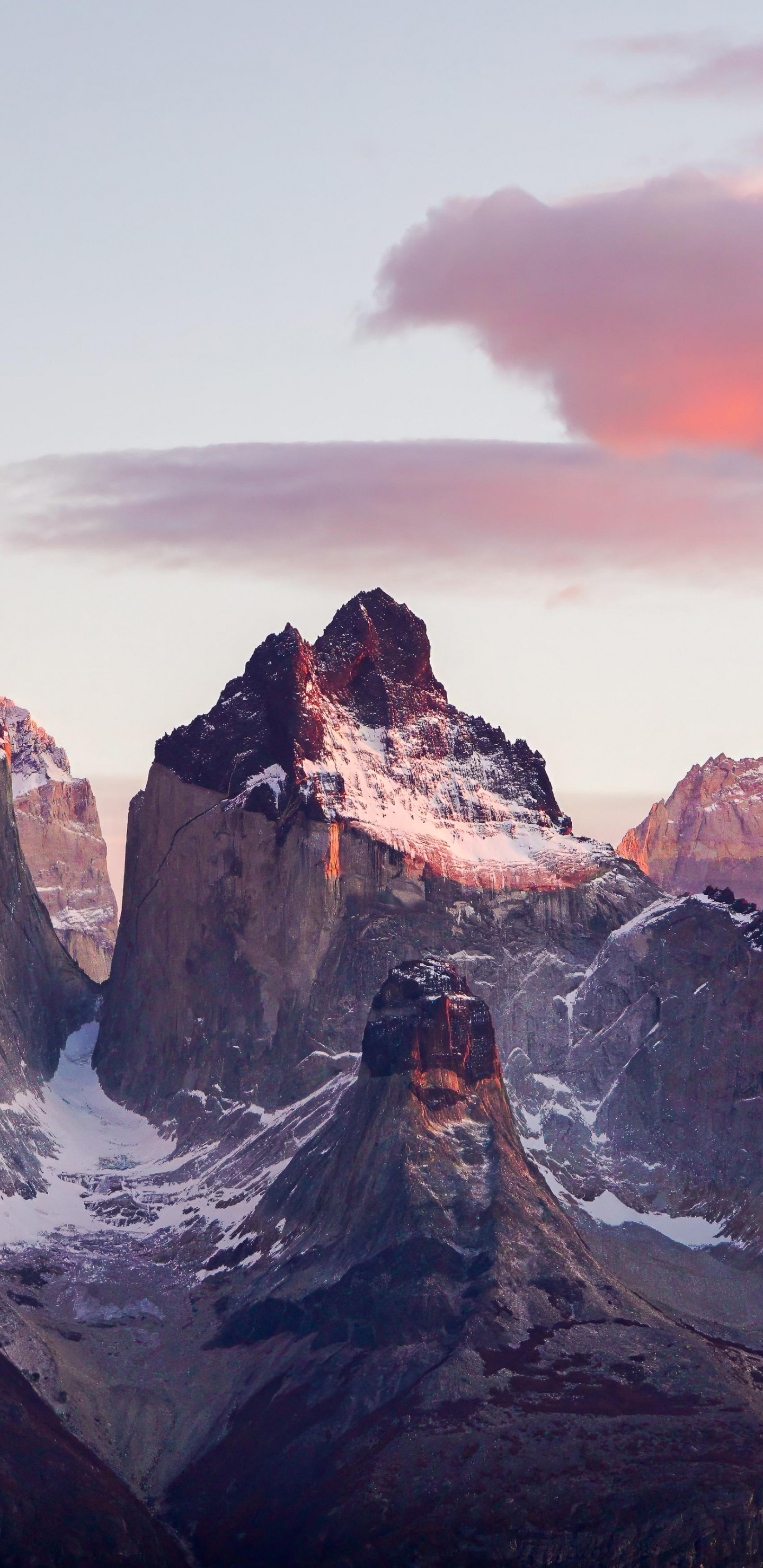 Download Chile Soaring Mountains Landscape Wallpaper in 1440x2960 Resolution