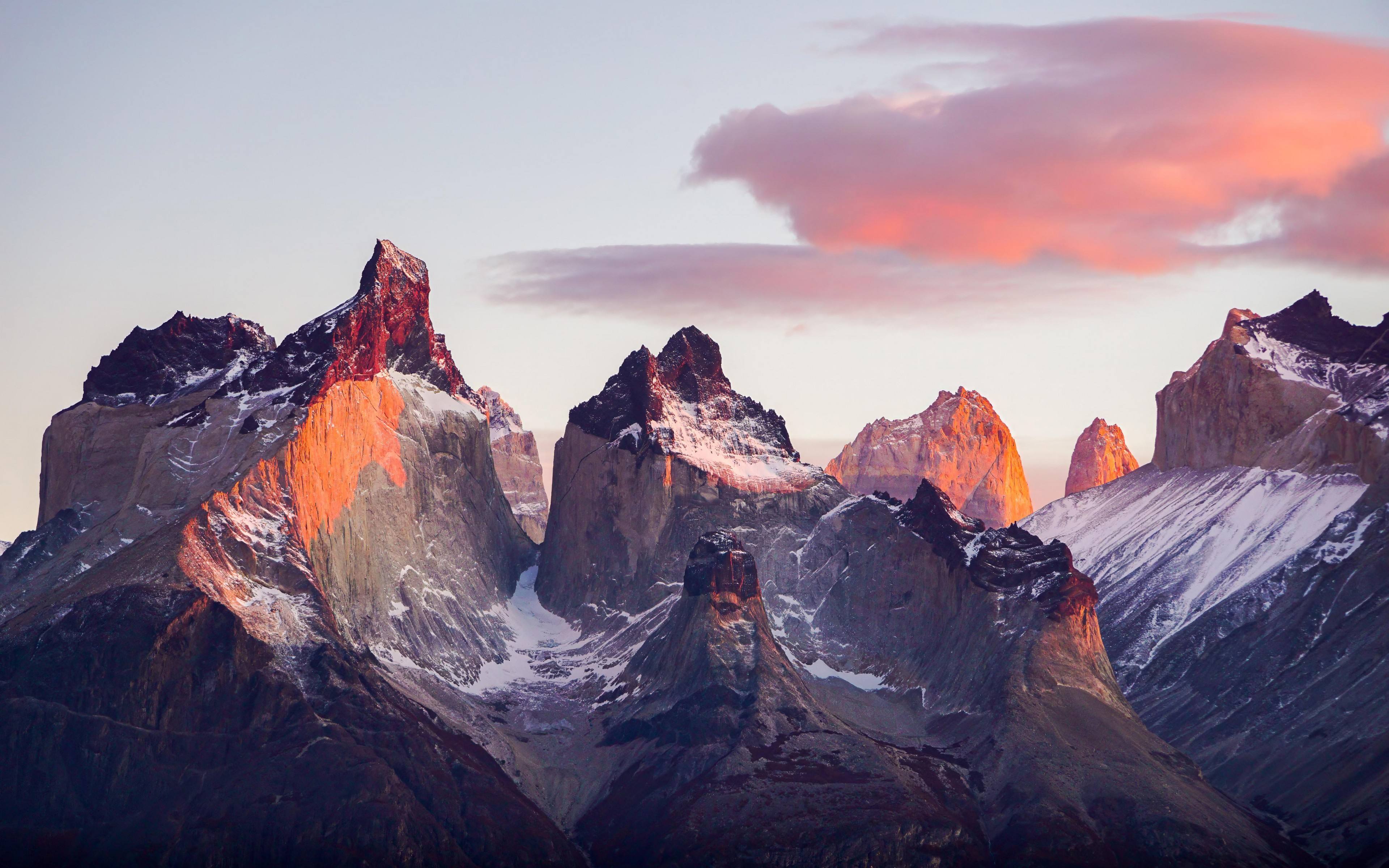 Download Chile Soaring Mountains Landscape Wallpaper in 3840x2400 Resolution