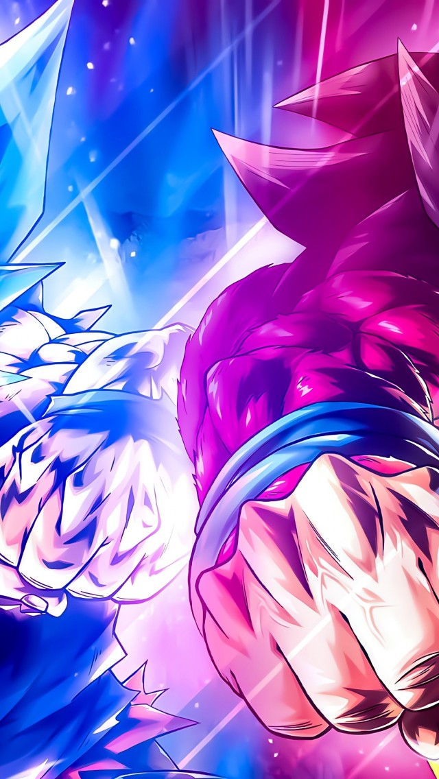 Download Super Saiyan Blue 4 Son Goku Wallpaper in 640x1136 Resolution