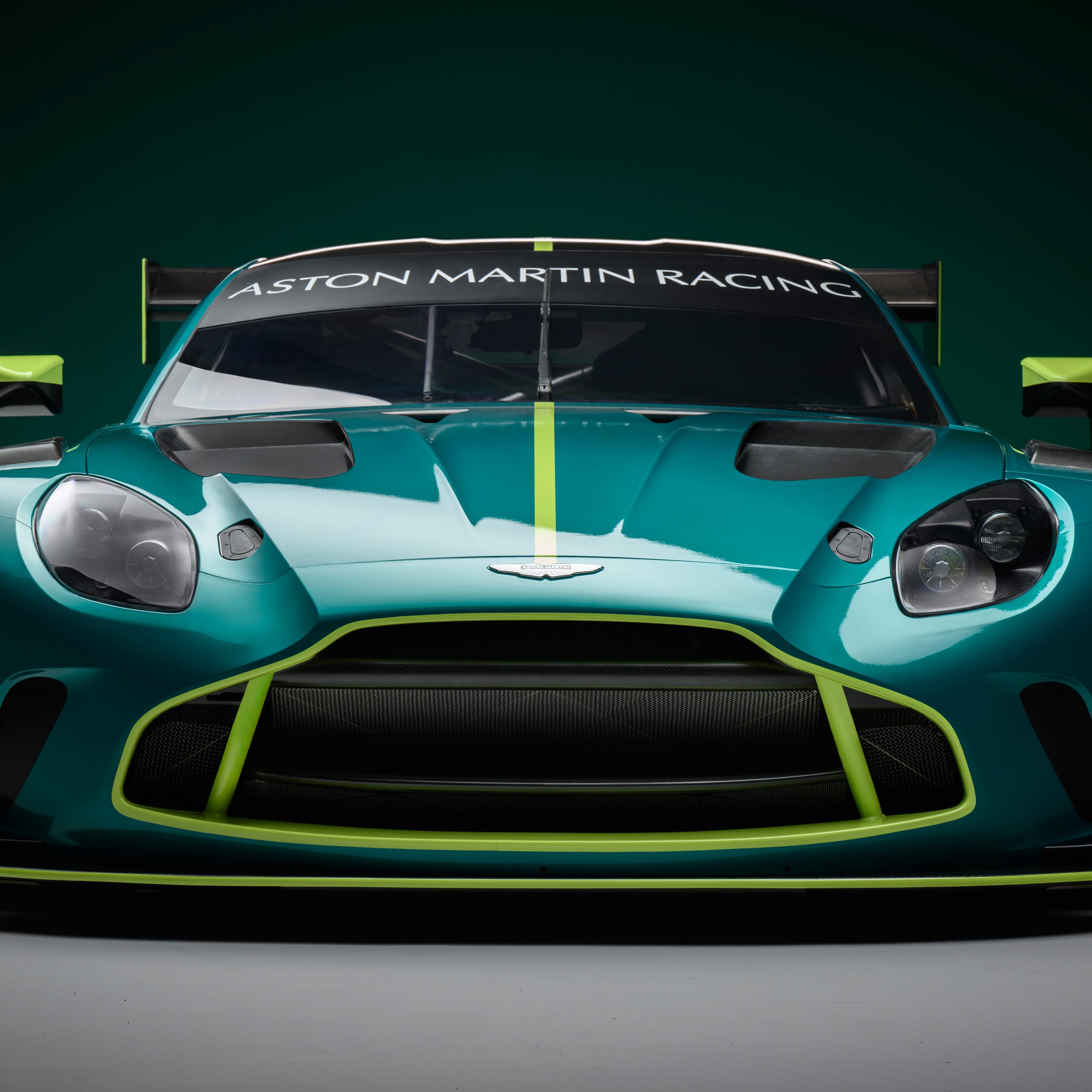 Download Aston Martin Vantage GT3 Front Wallpaper in 2560x2560 Resolution